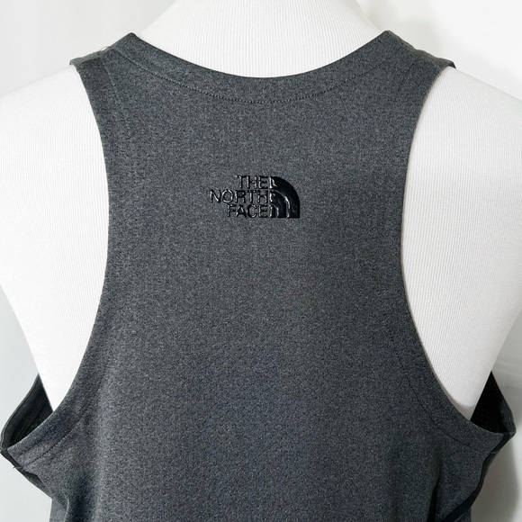 The North Face Gray Racerback Dry Fit Knit Athletic Tank Top - Picture 5 of 8